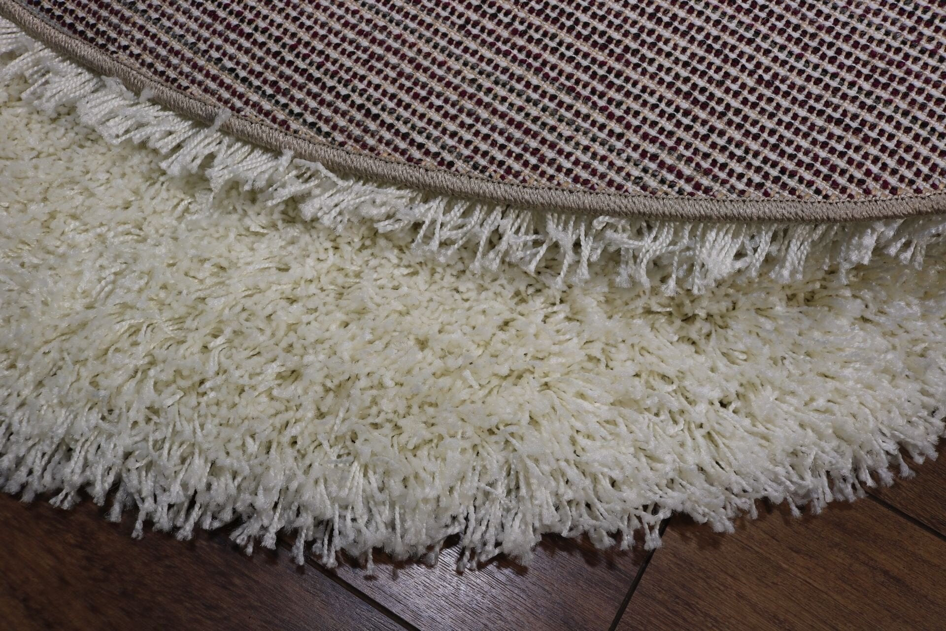 Vloerkleed Shaggy Plus 963 White 120 cm - Detail