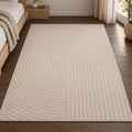 Tapis Studio Beige – Bordure classique dans un ton sable chaud