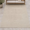 Vloerkleed Tenerife Plus 54221 Beige – Laagpolig Weefsel van 5 mm