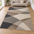 Vloerkleed Thales 6100 Beige – zachte pool op jute